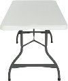 80306 Lifetime Products 6 ft. White Folding Table-2