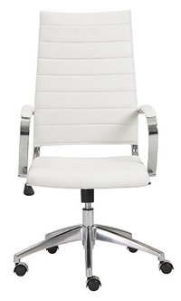 White High-Back Office Chair - Axel