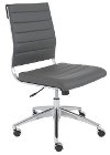 Gray Low-Back Office Chair - Axel