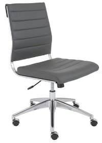 Gray Low-Back Office Chair - Axel