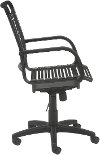 Black Bungee Cord High-Back Office Chair -Bungie-3