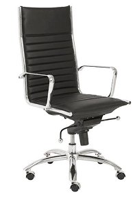 Black High-Back Office Chair - Dirk