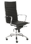 Black High-Back Office Chair - Dirk
