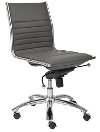 Gray Low-Back Office Chair - Dirk