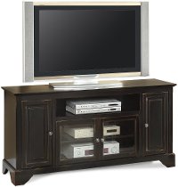 60 Inch Distressed Black TV Stand - River City