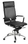Black High-Back Office Chair - Gunar