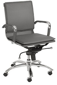 Gray Low-Back Office Chair - Gunar