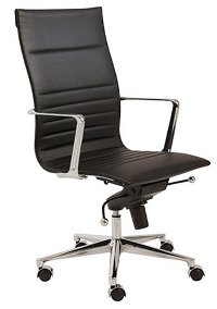 Black High-Back Office Chair - Kyler