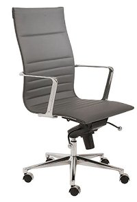 Gray High-Back Office Chair - Kyler