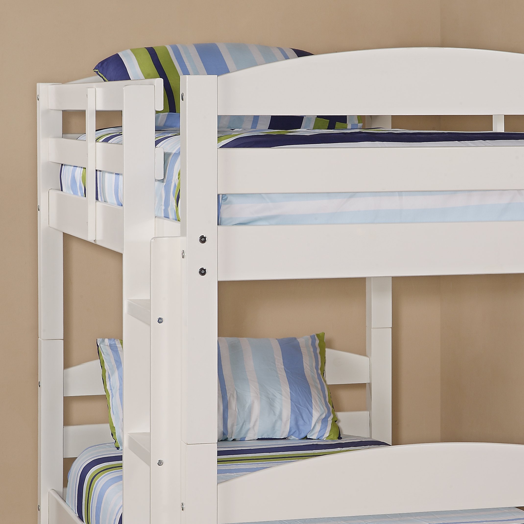 BWSTOTWH Contemporary White Twin-over-Twin Bunk Bed - Carolina-4