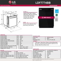 LDF7774BB LG Dishwasher - Black