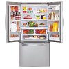 LFC24770ST LG Wide Bottom Freezer French Door Refrigerator - 33 Inch Stainless Steel-2