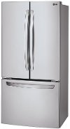 LFC24770ST LG Wide Bottom Freezer French Door Refrigerator - 33 Inch Stainless Steel-7