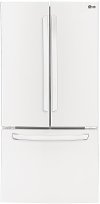 LFC24770SW LG 33 White 24 cu. ft. Wide Bottom Freezer French Door Refrigerator