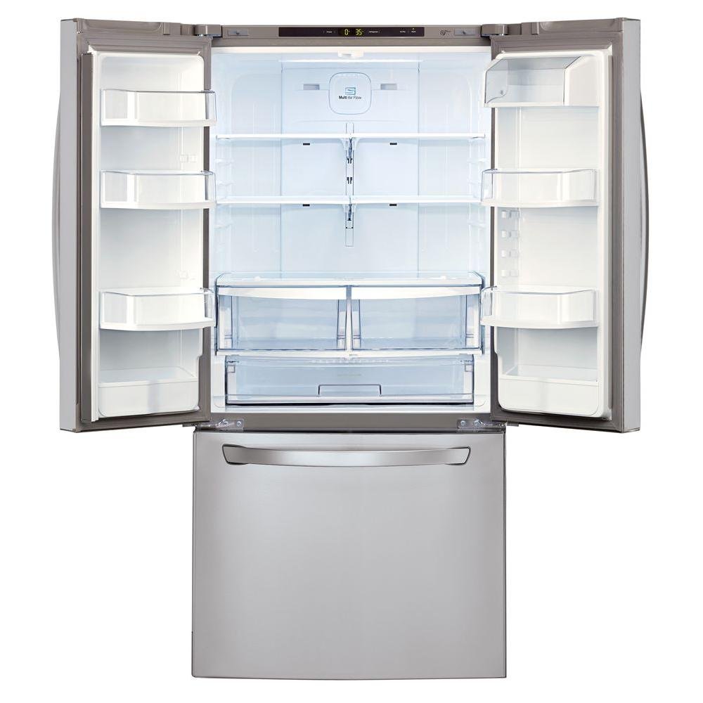 LFC22770ST LG 21.8 cu ft French Door Refrigerator with Smart Cooling - 30 W Stainless Steel-8