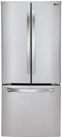 LFC22770ST LG 21.8 cu. ft. French Door Refrigerator with Smart Cooling - 30 Inch Stainless Steel