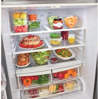 LFC22770ST LG 21.8 cu. ft. French Door Refrigerator with Smart Cooling - 30 Inch Stainless Steel-5