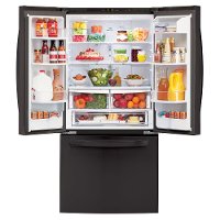 LFC22770SB LG 21.8 cu. ft. French Door Refrigerator - 30 Inch Black-2