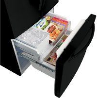 LFC22770SB LG 21.8 cu. ft. French Door Refrigerator - 30 Inch Black-3