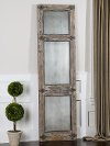 Clearance Heavily Distressed Slate Blue Leaner Mirror