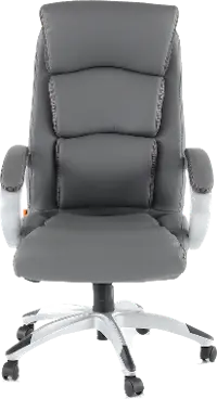 Gray LeatherPlus Executive Office Chair