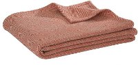 Twin Sand and Cinnamon Herringbone Throw