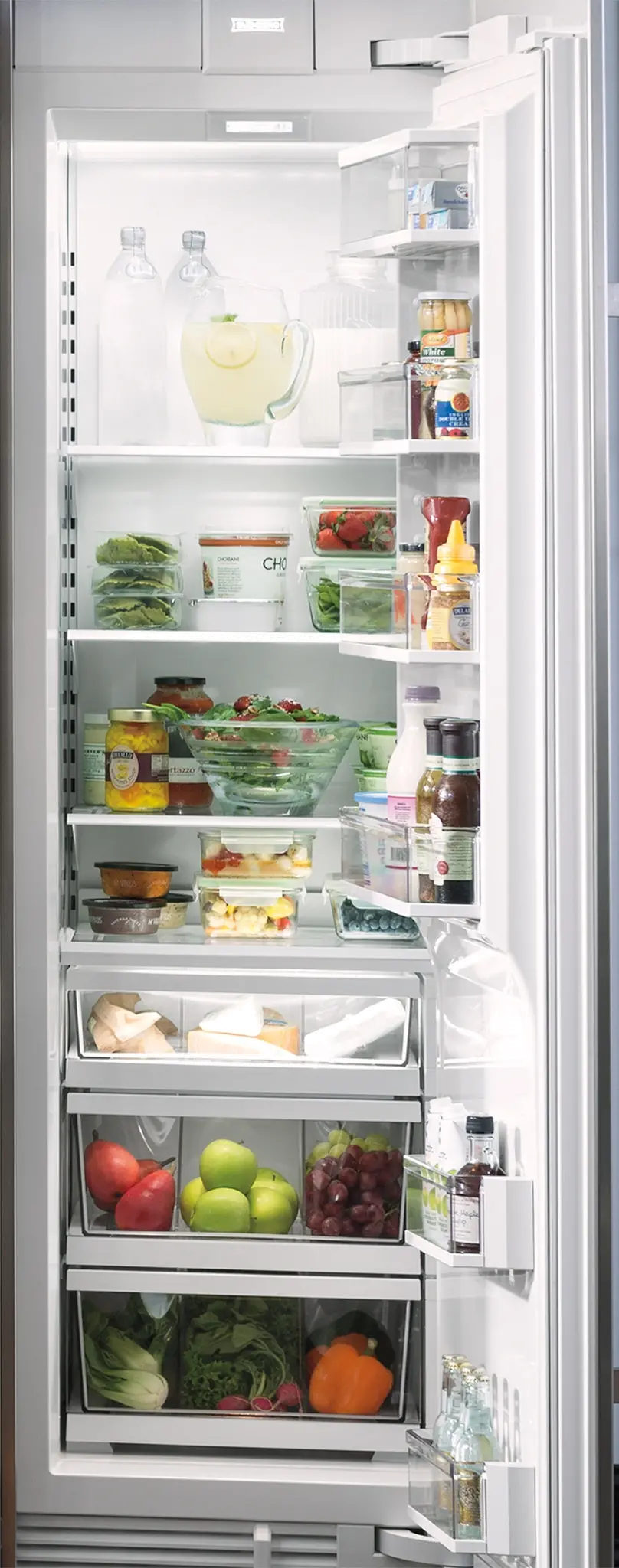 IC-24R-RH Sub-Zero 24 Inch Designer Column Refrigerator - Right Hinge, Panel Ready-2