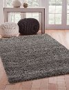 5 x 8 Medium Light Gray Area Rug - Comfort Shag