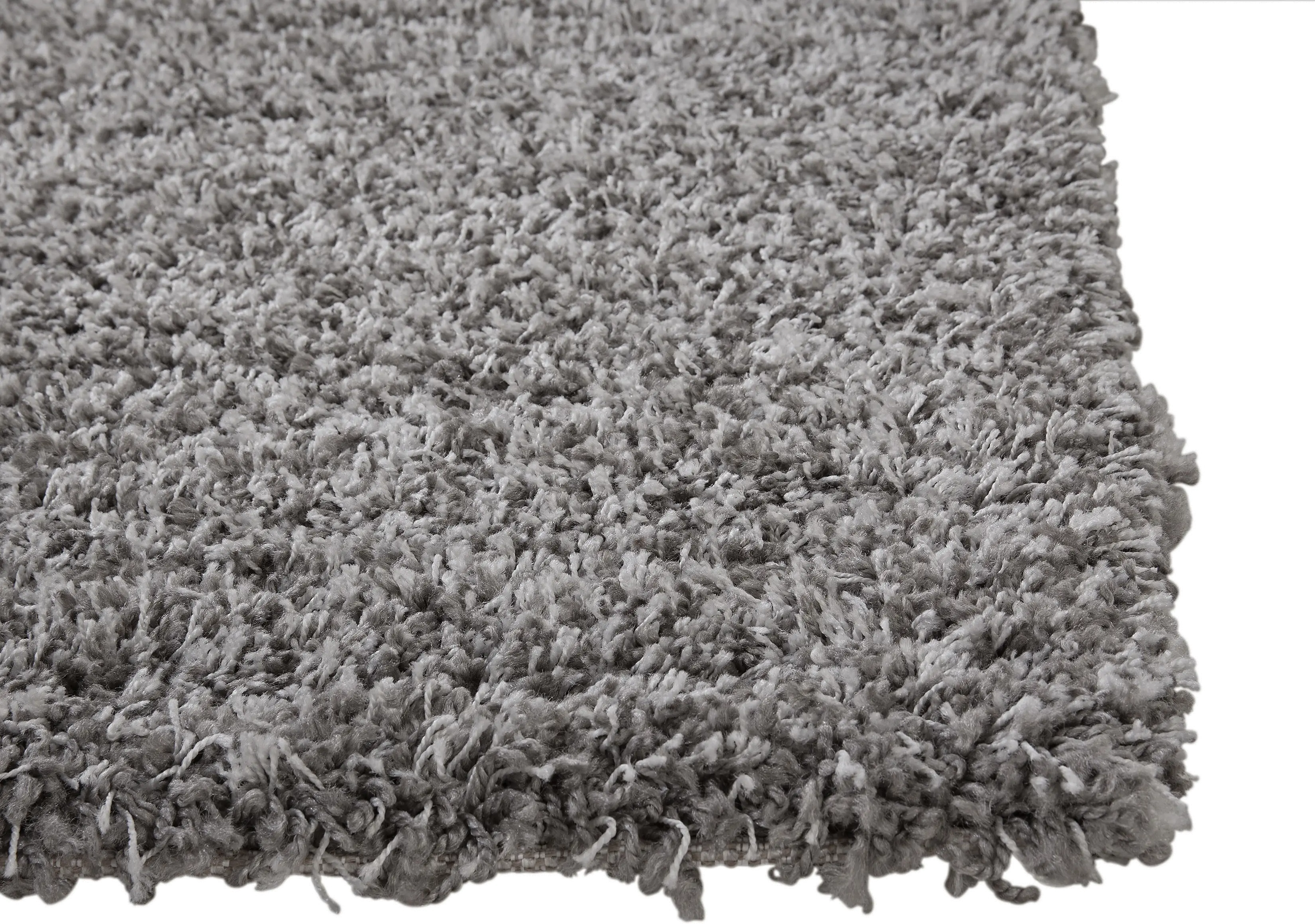 5 x 8 Medium Light Gray Area Rug - Comfort Shag-2