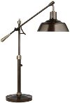 Oiled Bronze Spot On Adjustable Table Lamp