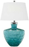 Aqua Glass Table Lamp