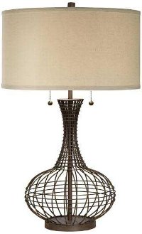 Ossining Dark Rust Table Lamp