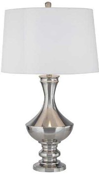 Alton Satin Nickel Table Lamp