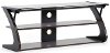 AA-TV-10-WENGE-TVS Dark Brown/ Black TV Stand - Sculpten
