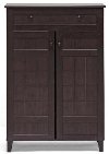 FP-1203 Dark Brown Shoe Cabinet - Glidden