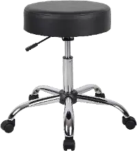 Black Medical Office Chair Stool