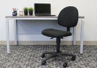 Black Deluxe Posture Chair-4