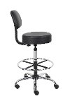 Black Medical and Draft Stool-2
