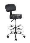 Black Medical and Draft Stool-3