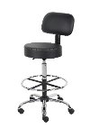 Black Medical and Draft Stool-4