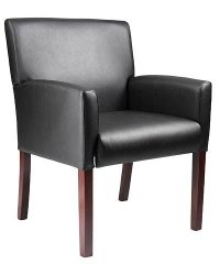 Black Reception Arm Chair-2