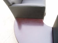 Black Reception Arm Chair-4
