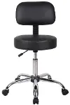 Black Medical and Office Draft Chair