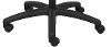 Black Contoured Adjustable Drafting Office Chair With Arms-6