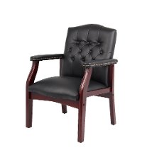 Black Guest Office Chair-2
