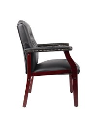 Black Guest Office Chair-5