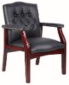 Black Guest Office Chair-6
