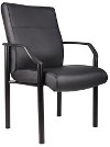 Black Guest Office Chair-2