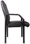 Black Guest Office Chair-4