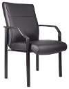 Black Guest Office Chair-5